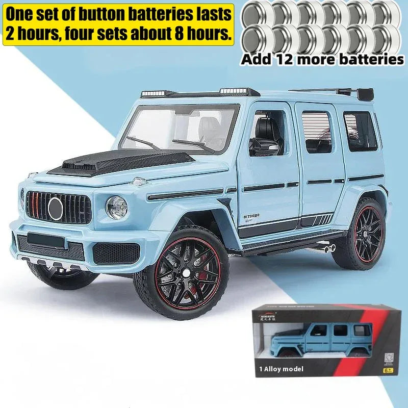 1:24 Diecast Mercedes Benz G800 Off Road SUV Metal Model Car - ToylandEU