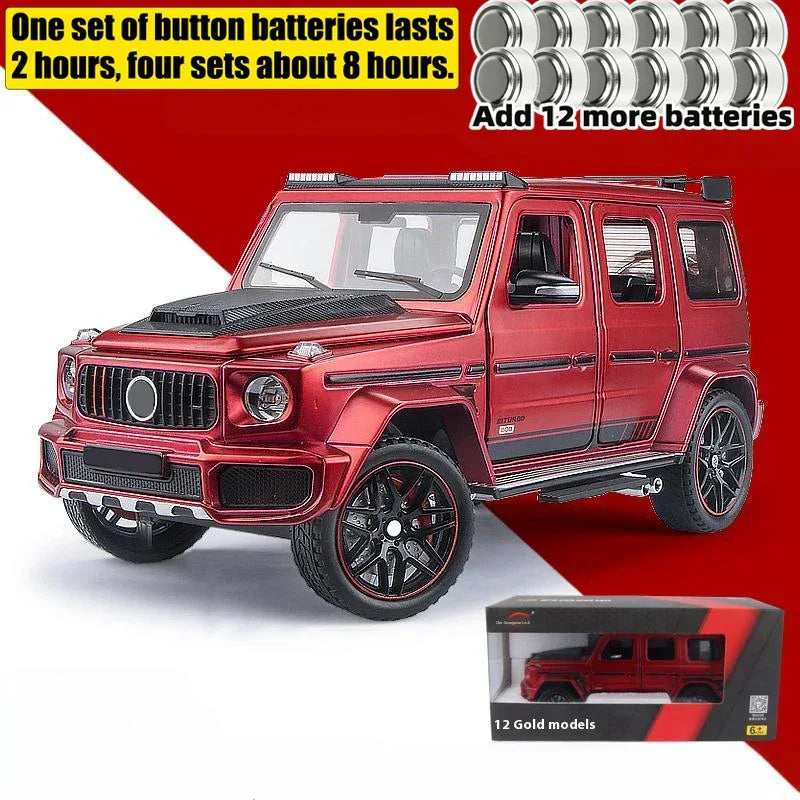 1:24 Diecast Mercedes Benz G800 Off Road SUV Metal Model Car - ToylandEU