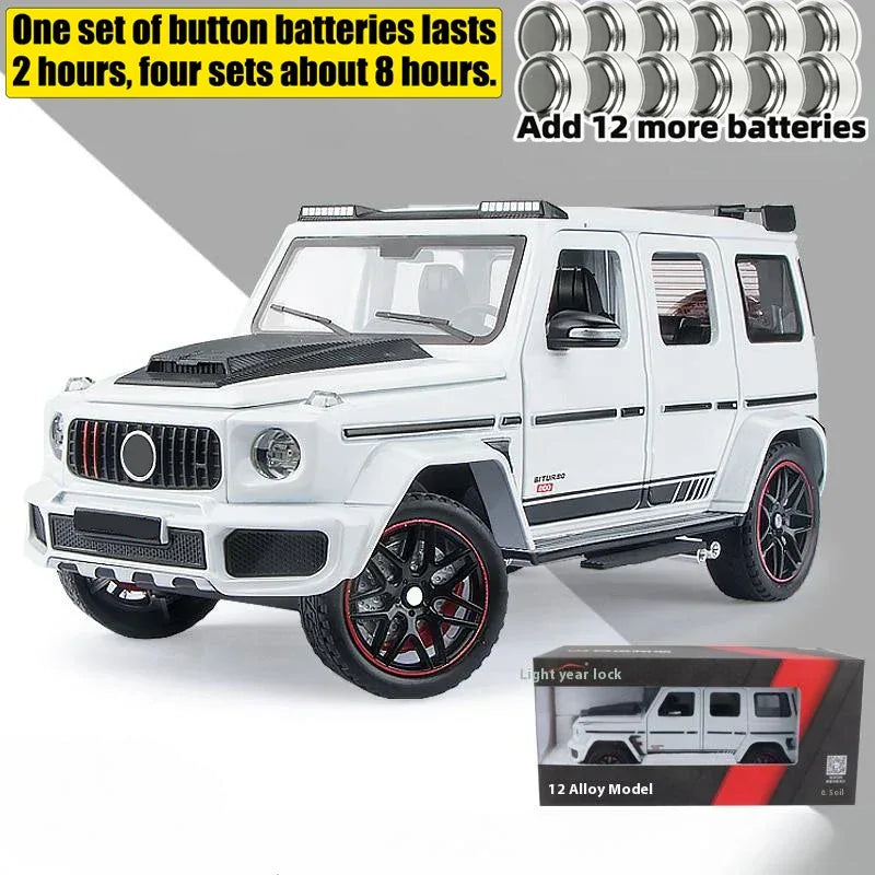 1:24 Diecast Mercedes Benz G800 Off Road SUV Metal Model Car - ToylandEU