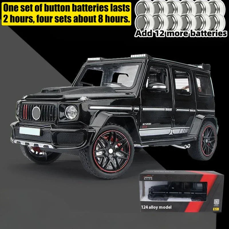 1:24 Diecast Mercedes Benz G800 Off Road SUV Metal Model Car - ToylandEU