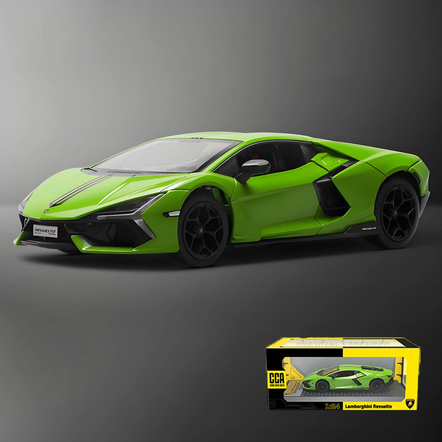 1:24 Diecast Metal Lamborghini Revuelto Model Car - ToylandEU