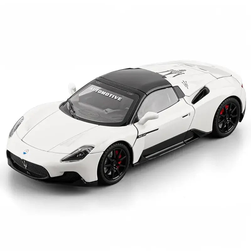1:24 Diecast Metal Maserati MC20 Convertible Car With Sound And Light Pull Back - ToylandEU