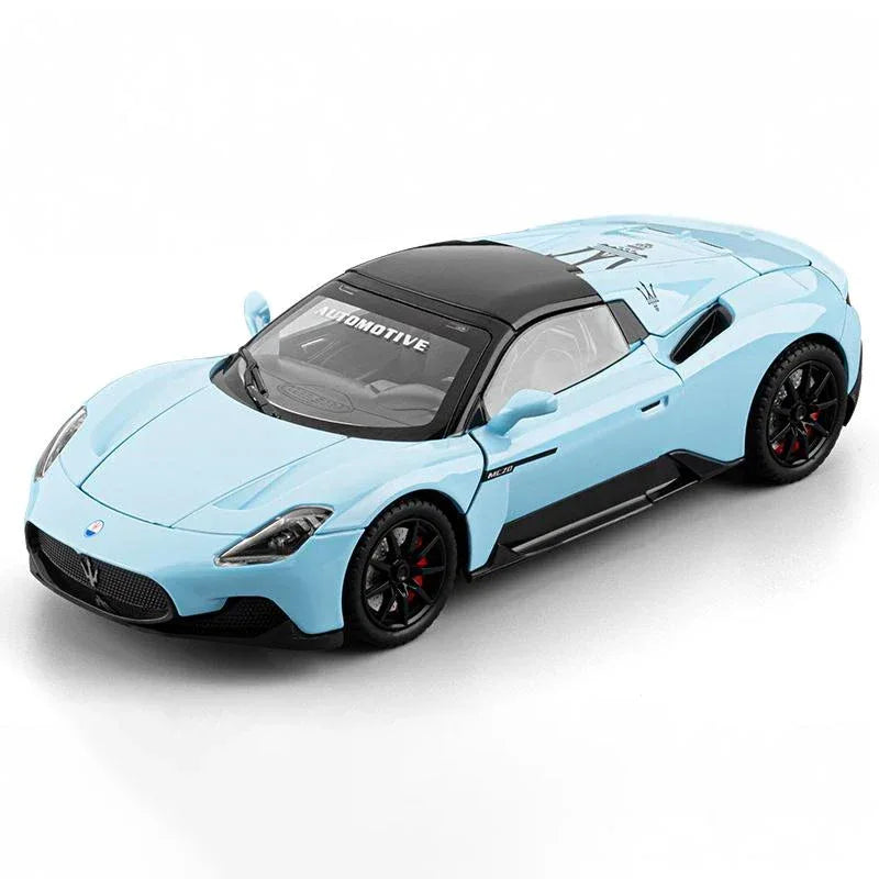 1:24 Diecast Metal Maserati MC20 Convertible Car With Sound And Light Pull Back - ToylandEU
