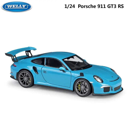 1:24 Diecast Porsche 911 GT3 RS Model Car Premium Metal - ToylandEU