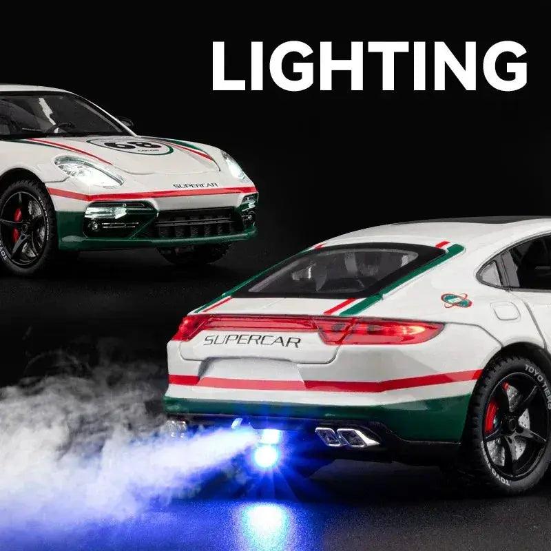  1 24 Diecast Porsche Panamera Alloy Model Pull Back -  ToylandEU™