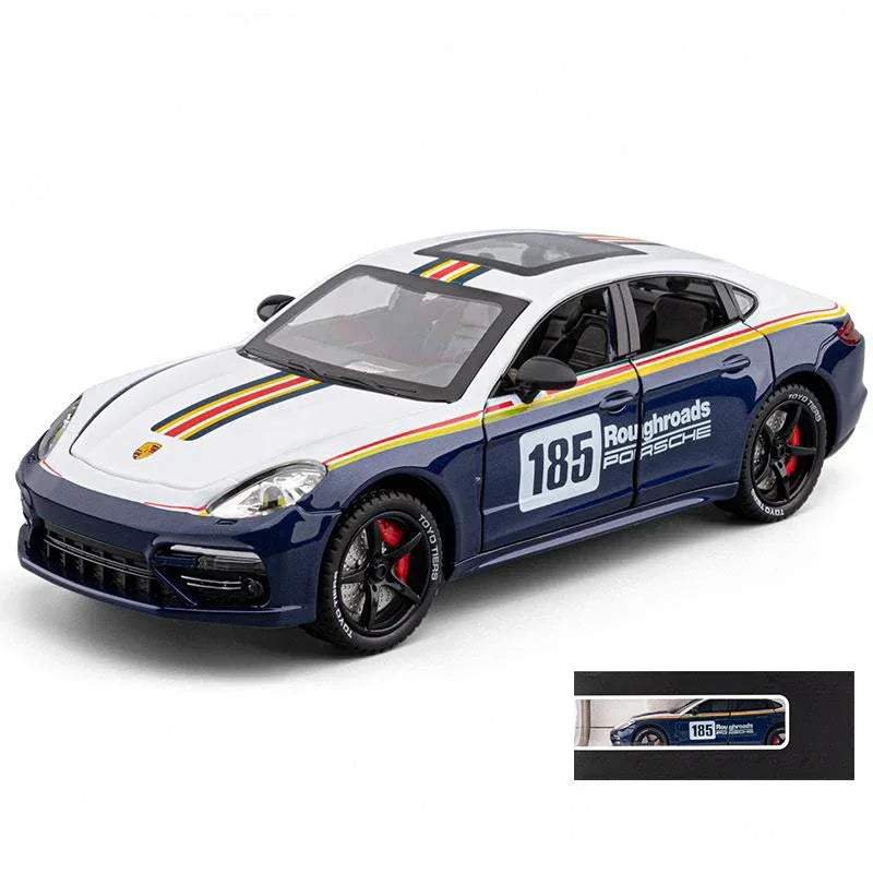 1:24 Diecast Porsche Panamera Track Metal Model Car With Light Pull Back - ToylandEU