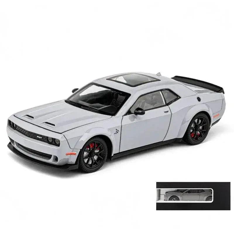  1 24 Dodge Challenger Hellcat Redeye Diecast Sound -  ToylandEU™