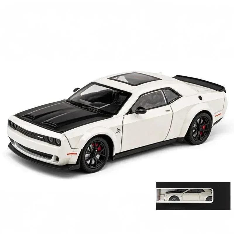  1 24 Dodge Challenger Hellcat Redeye Diecast Sound -  ToylandEU™