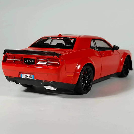  1 24 Dodge Challenger Hellcat Redeye Diecast Sound -  ToylandEU™