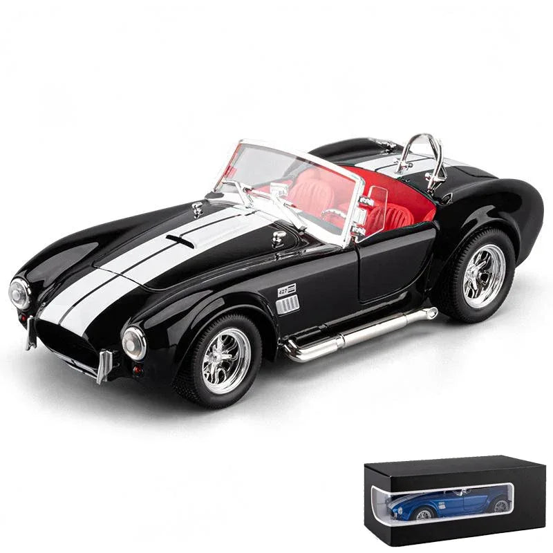 1:24 Ford Shelby Cobra 427 Roadster Die Cast Alloy Model With Sound And Light - ToylandEU
