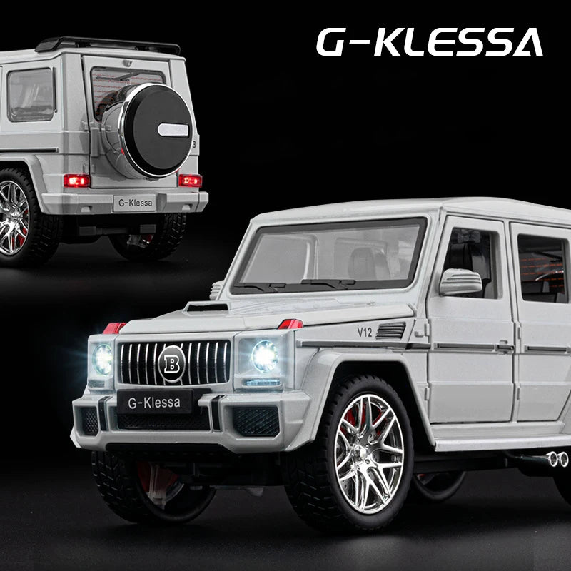 1 24 G63 RC Car Off Road SUV Alloy Diecast With Sound And Light Remote - ToylandEU