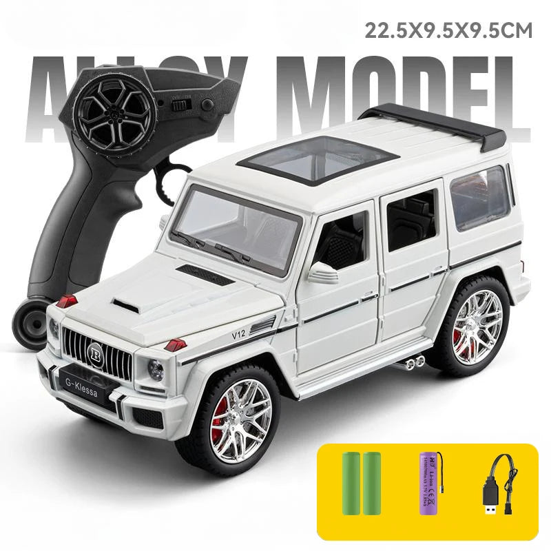 1 24 G63 RC Car Off Road SUV Alloy Diecast With Sound And Light Remote - ToylandEU