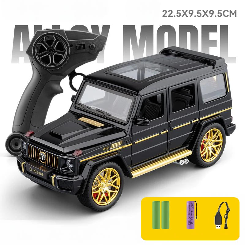 1 24 G63 RC Car Off Road SUV Alloy Diecast With Sound And Light Remote - ToylandEU