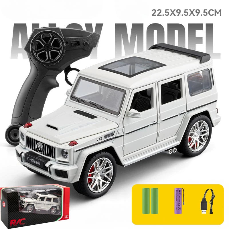1 24 G63 RC Car Off Road SUV Alloy Diecast With Sound And Light Remote - ToylandEU