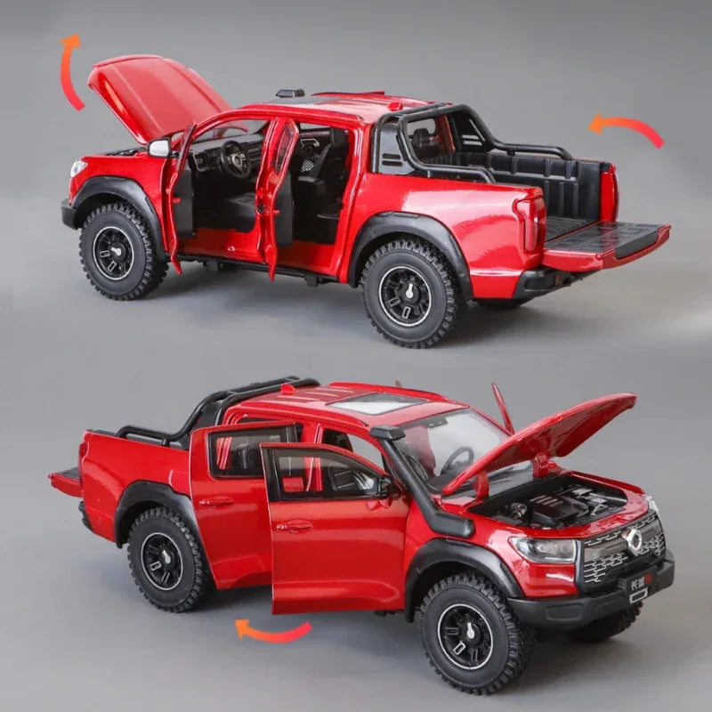1:24 GWM Cannon POER Diecast Alloy Off-Road SUV Sound and Light - ToylandEU