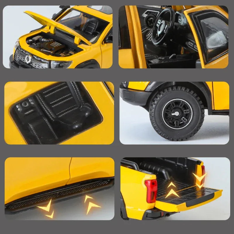 1:24 GWM Cannon POER Diecast Alloy Off-Road SUV Sound and Light - ToylandEU