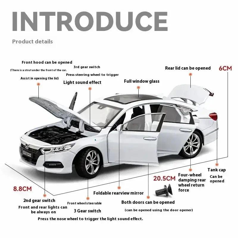    1:24 Honda Accord Diecast Car Sound -   -  ToylandEU™
