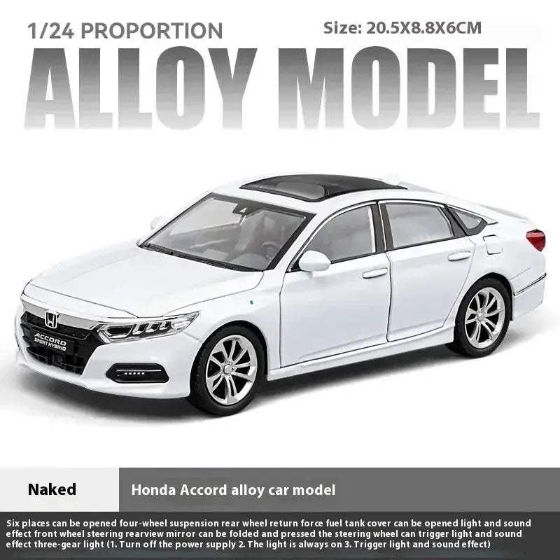    1:24 Honda Accord Diecast Car Sound -   -  ToylandEU™