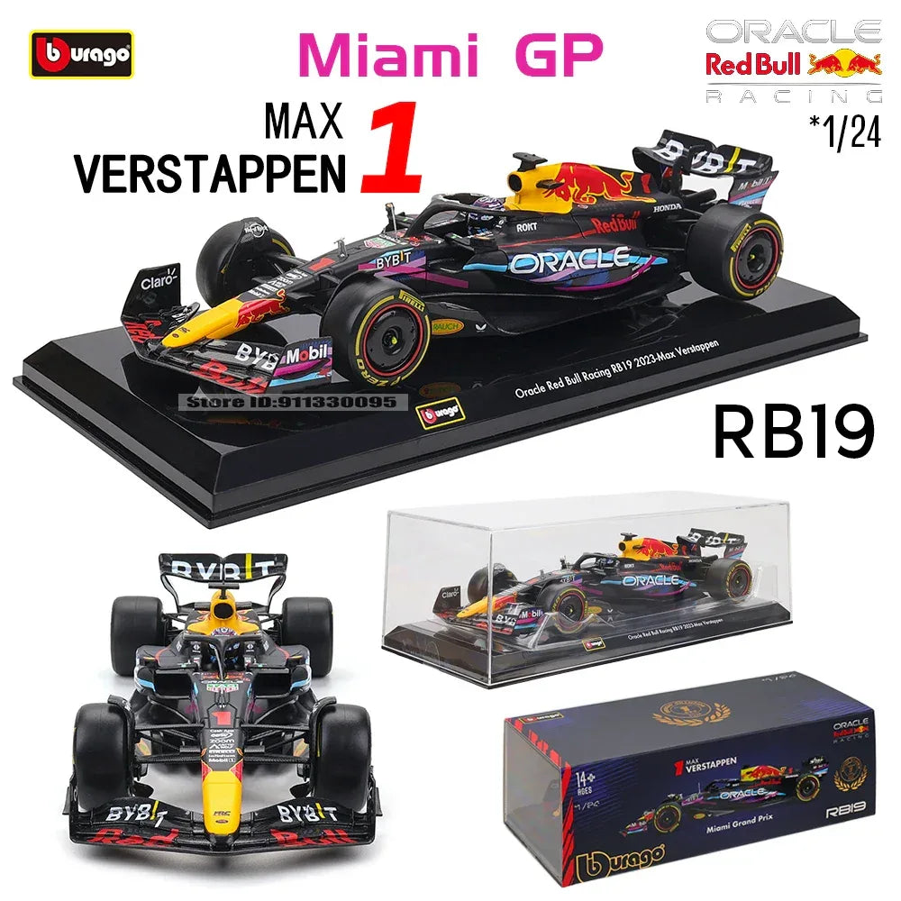 1:24 Licensed Diecast F1 Car Model Red Bull Racing - ToylandEU