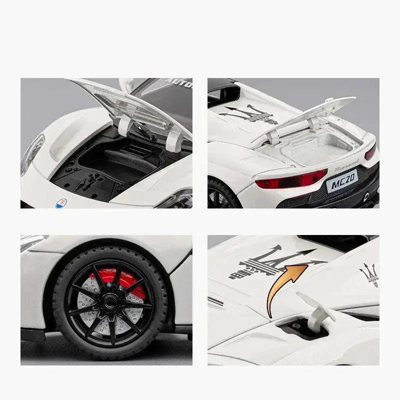  1:24 MC20 Diecast Metal Model PullBack Sound Light -  ToylandEU™
