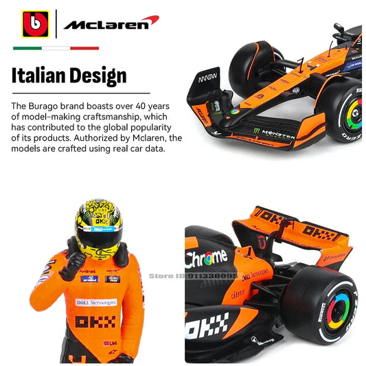 1:24 McLaren F1 Diecast Car Collectible Alloy Model - ToylandEU