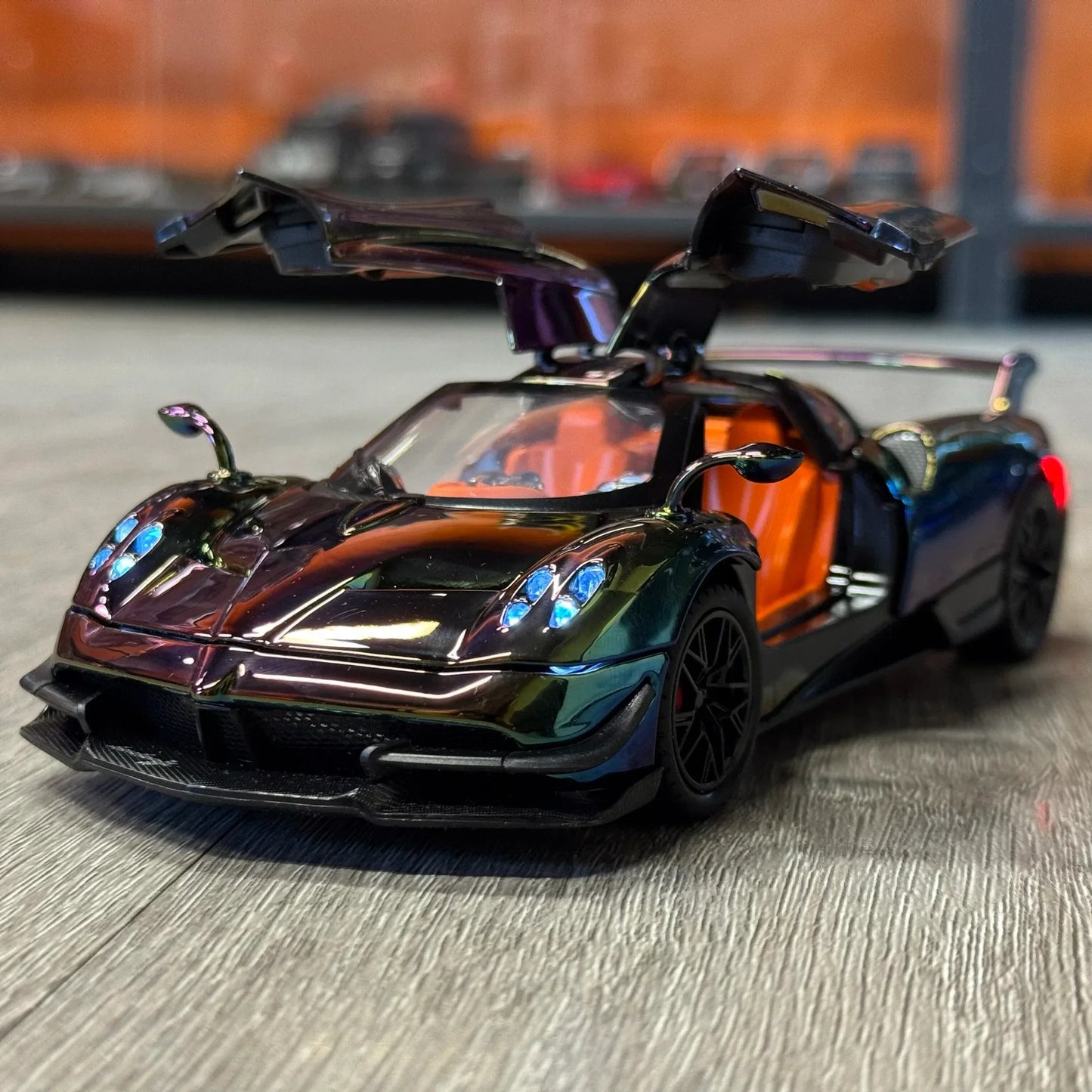 1:24 Pagani Huayra Dinastia BC Diecast Metal Model With Light - ToylandEU