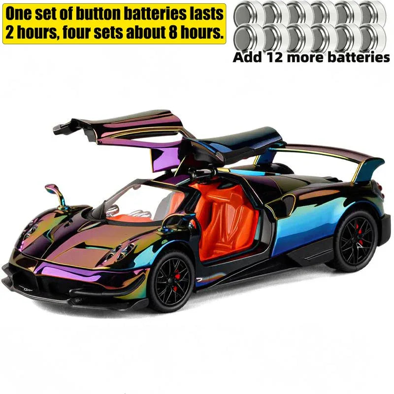 1:24 Pagani Huayra Dinastia BC Diecast Metal Model With Light - ToylandEU