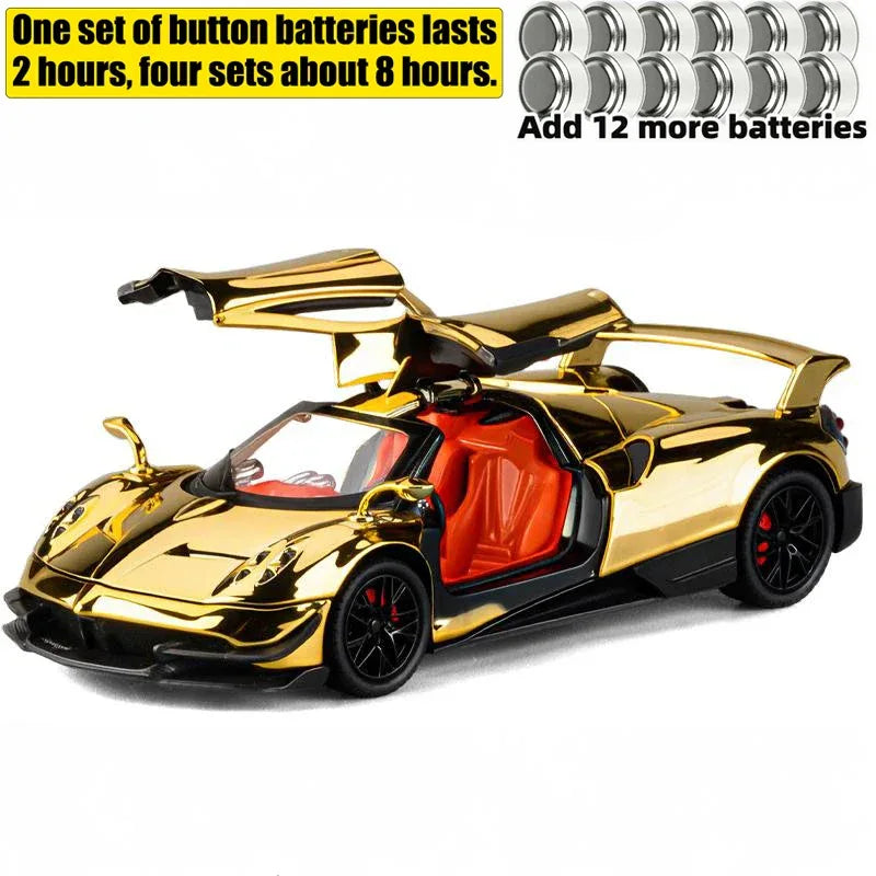 1:24 Pagani Huayra Dinastia BC Diecast Metal Model With Light - ToylandEU