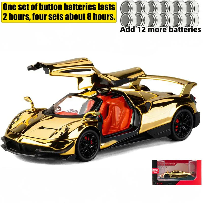 1:24 Pagani Huayra Dinastia BC Diecast Metal Model With Light - ToylandEU