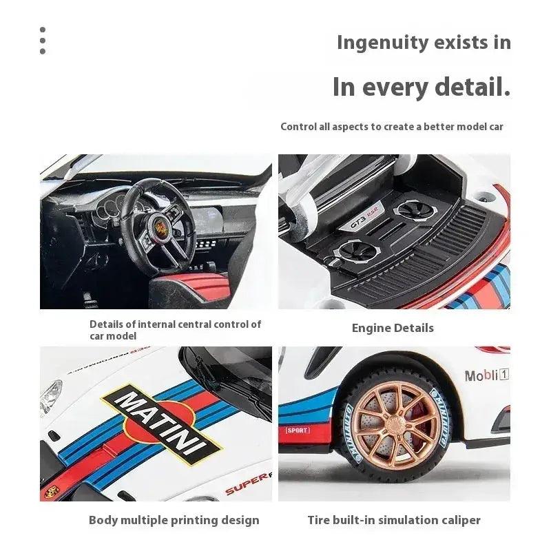    1 24 Porsche 911 GT3 RSR Diecast Alloy Car -  ToylandEU™
