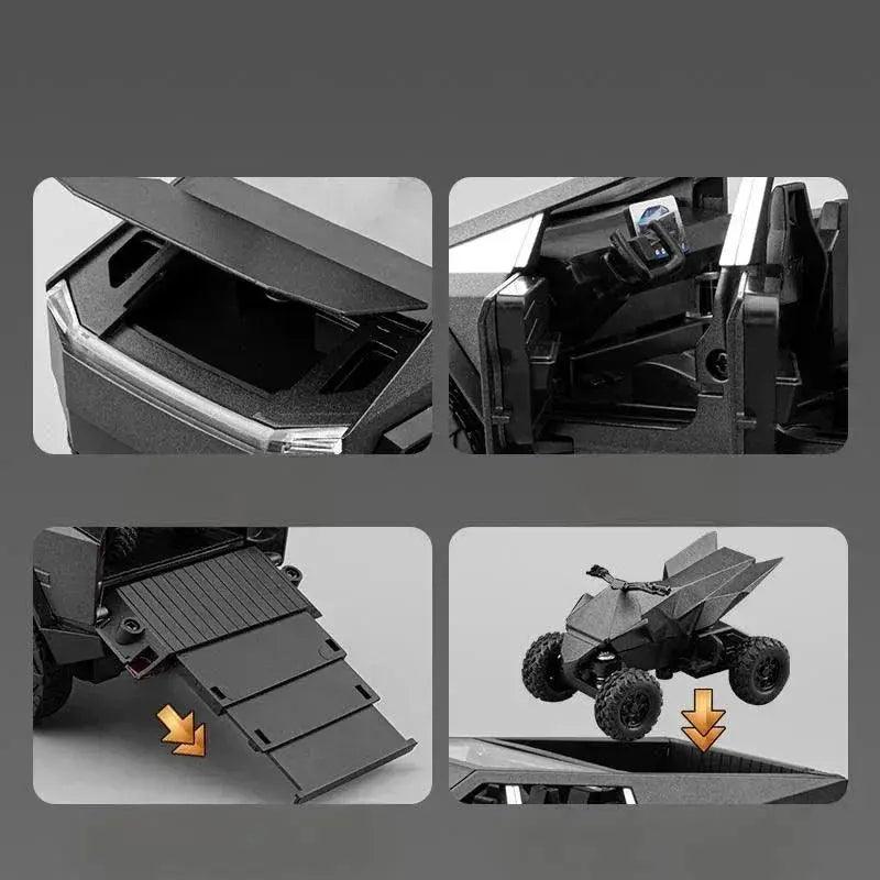  1 24 Scale Alloy Diecast RC Car Remote Sound And Light -  ToylandEU™
