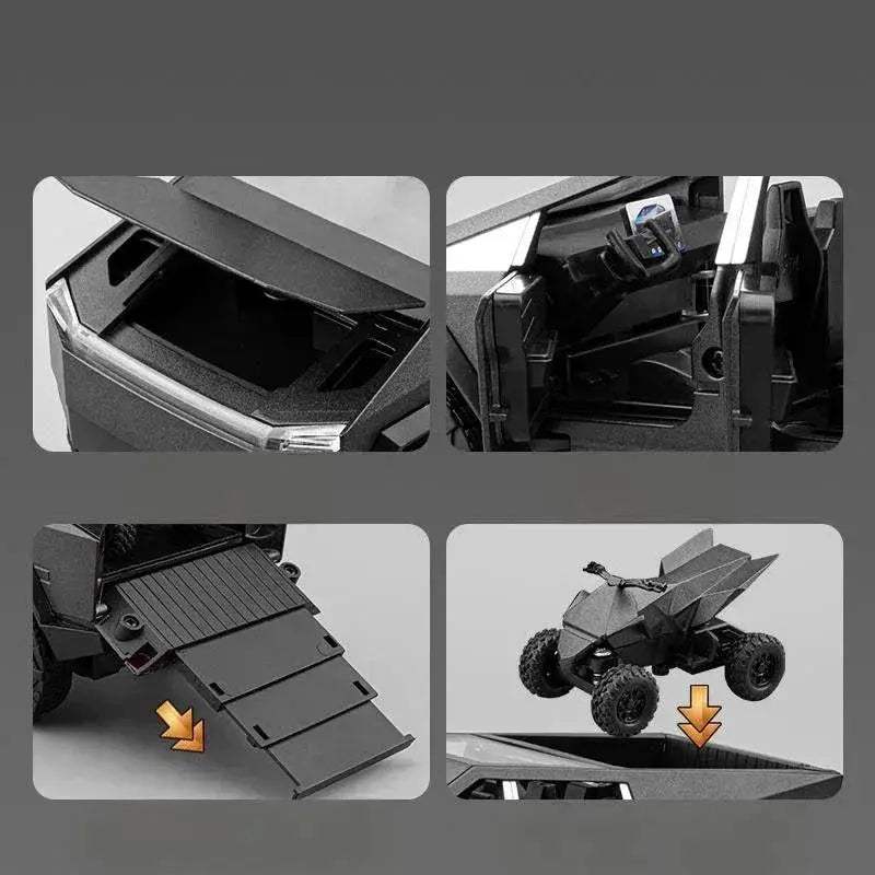  1 24 Scale Alloy Diecast RC Car Remote Sound And Light -  ToylandEU™