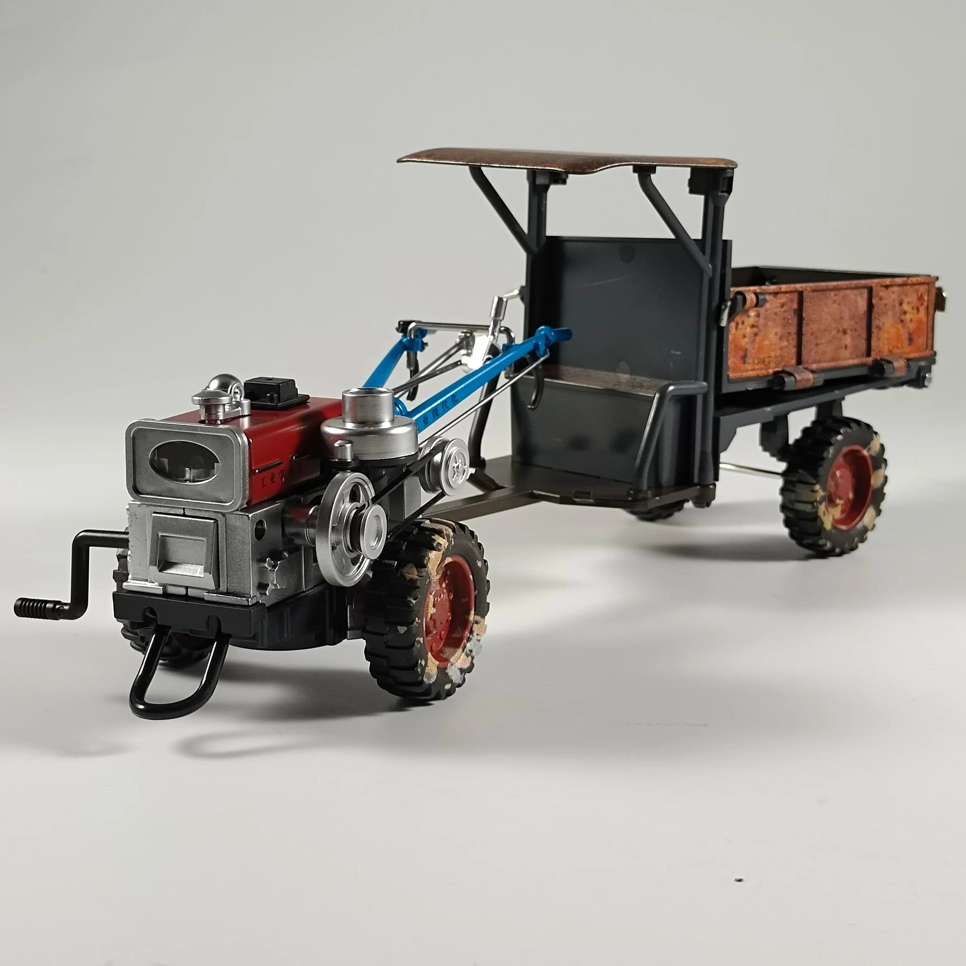 1 24 Scale Alloy Diecast Walking Tractor Model With Sound And Lights - ToylandEU