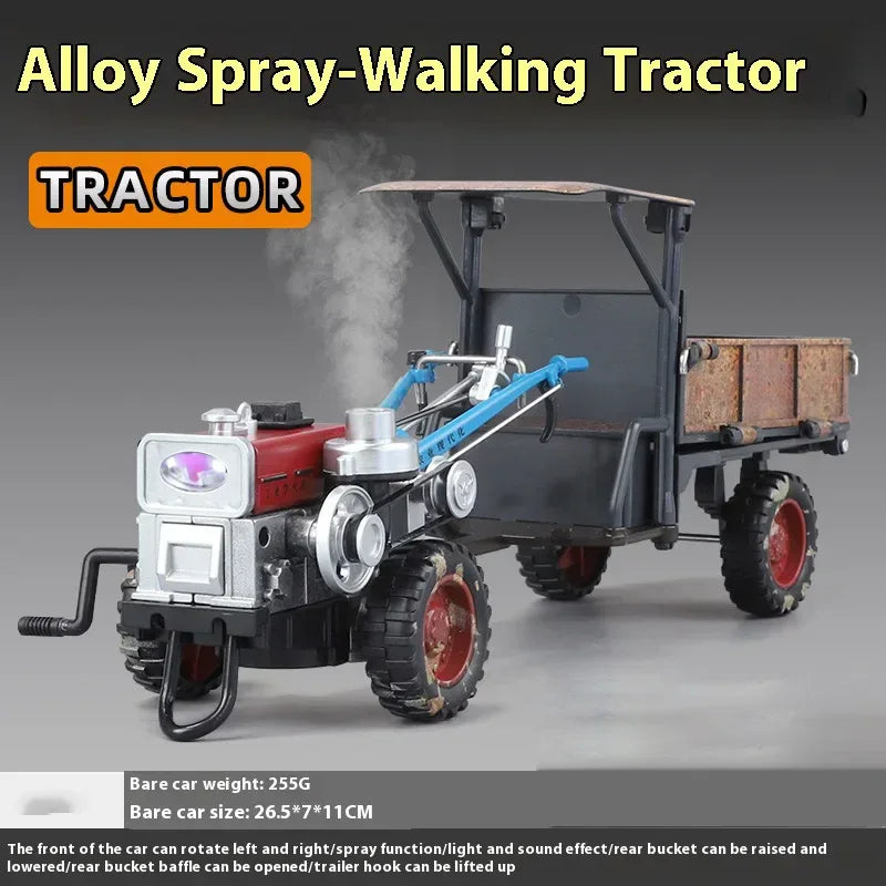 1 24 Scale Alloy Diecast Walking Tractor Model With Sound And Lights - ToylandEU
