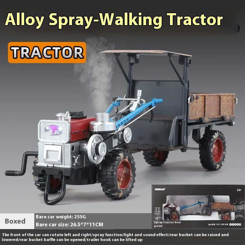 1 24 Scale Alloy Diecast Walking Tractor Model With Sound And Lights - ToylandEU