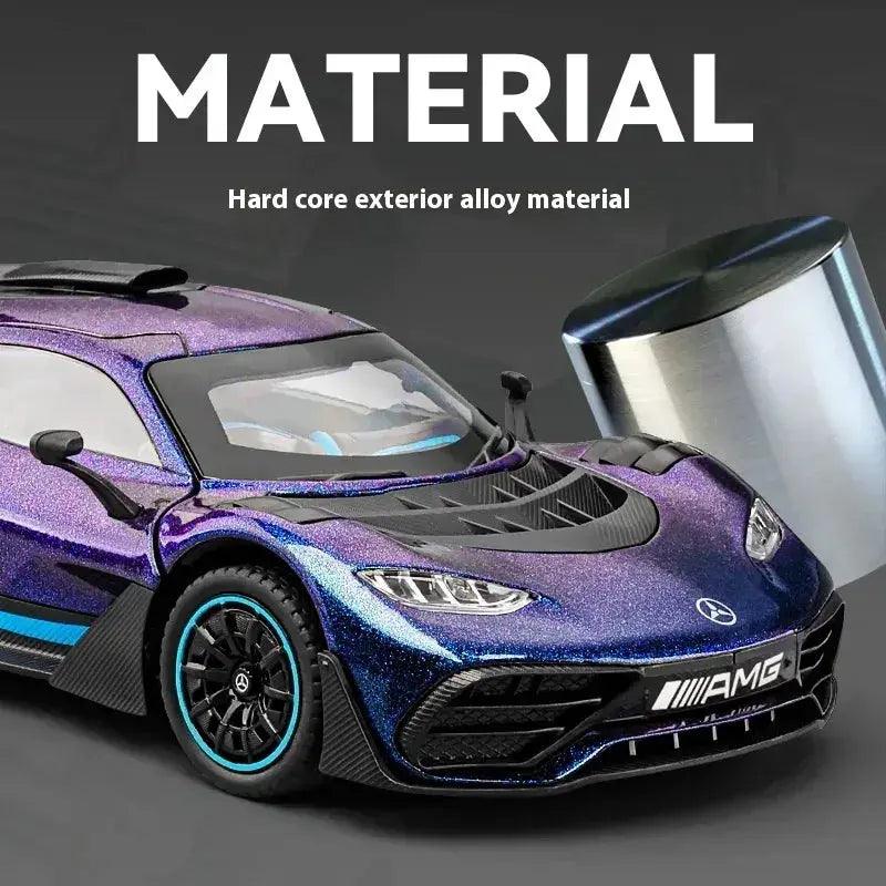  1 24 Scale Benz AMG One Diecast Car Metal Sound Light -  ToylandEU™
