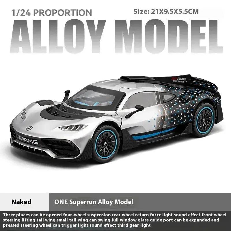  1 24 Scale Benz AMG One Diecast Car Metal Sound Light -  ToylandEU™