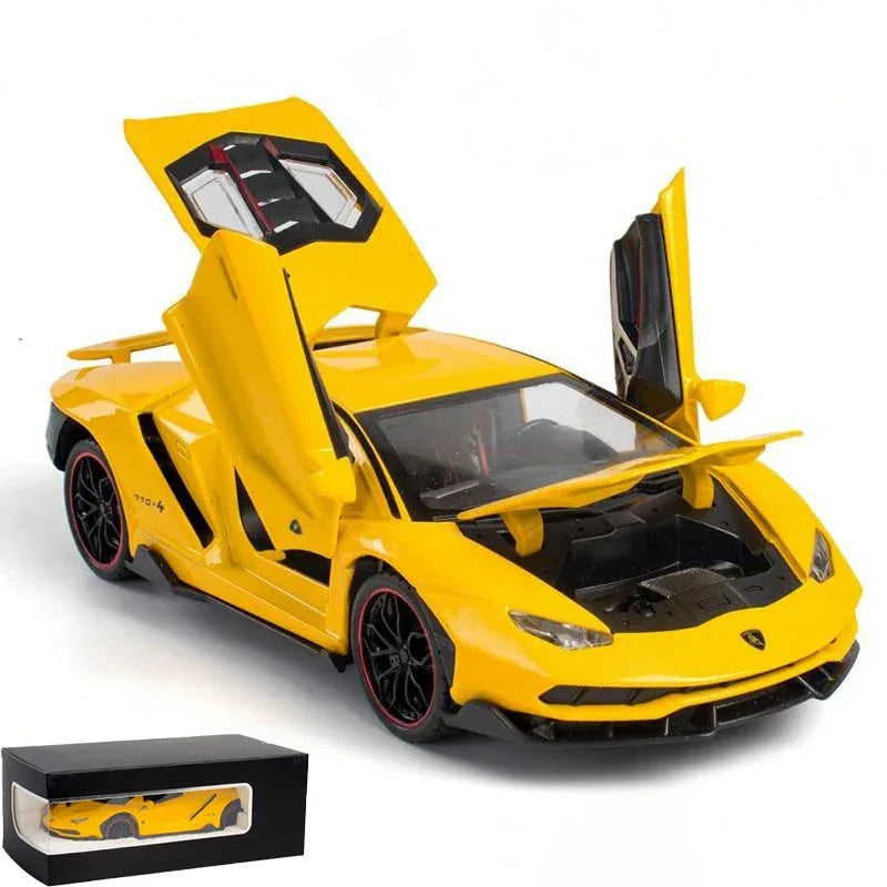 1:24 Scale Diecast Alloy LP770-4 Super Sports Car Model - ToylandEU