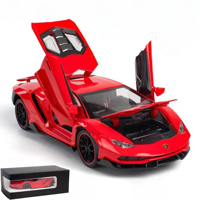 1:24 Scale Diecast Alloy LP770-4 Super Sports Car Model - ToylandEU