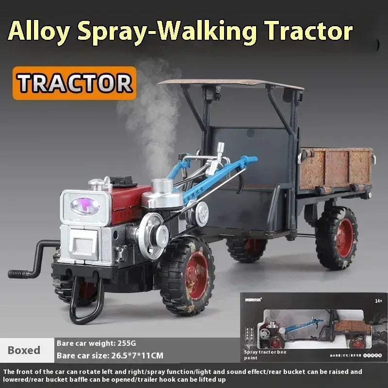  1 24 Scale Diecast Alloy Tractor Model Sound And Light -  ToylandEU™