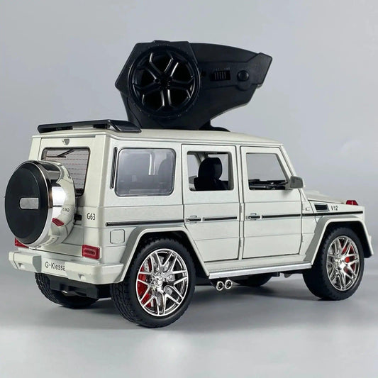  1 24 Scale Diecast G63 RC SUV Alloy Car Sound Light -  ToylandEU™