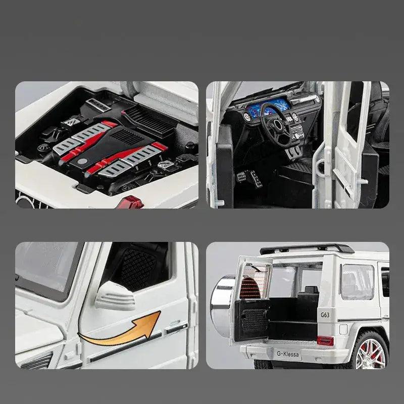  1 24 Scale Diecast G63 RC SUV Alloy Car Sound Light -  ToylandEU™