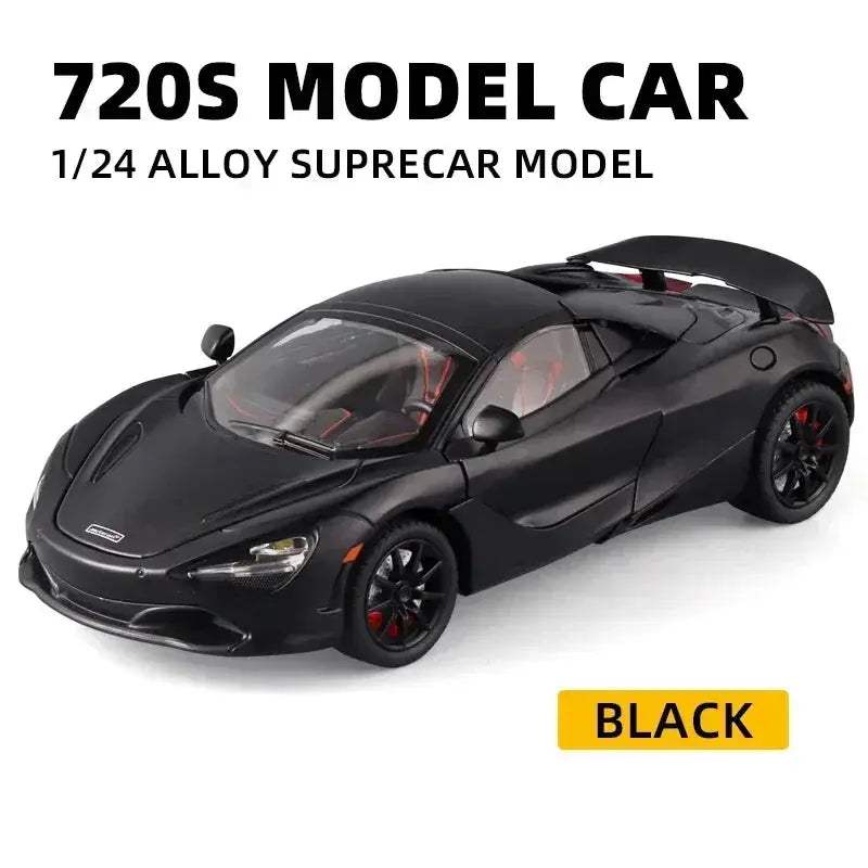 1 24 Scale Diecast McLaren 720S Metal Car With Sound And Lights - ToylandEU