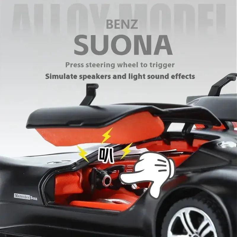  1 24 Scale Diecast Metal Mercedes AMG Vision GT Sound -  ToylandEU™