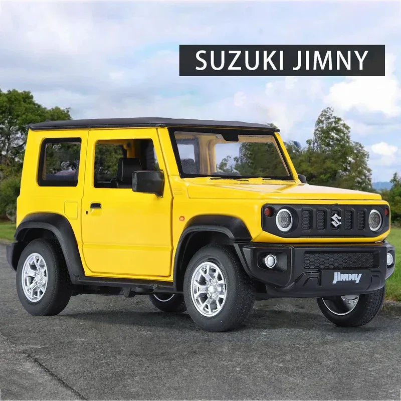 1:24 Scale Diecast Suzuki Jimny Off Road SUV Metal With Sound And Light - ToylandEU