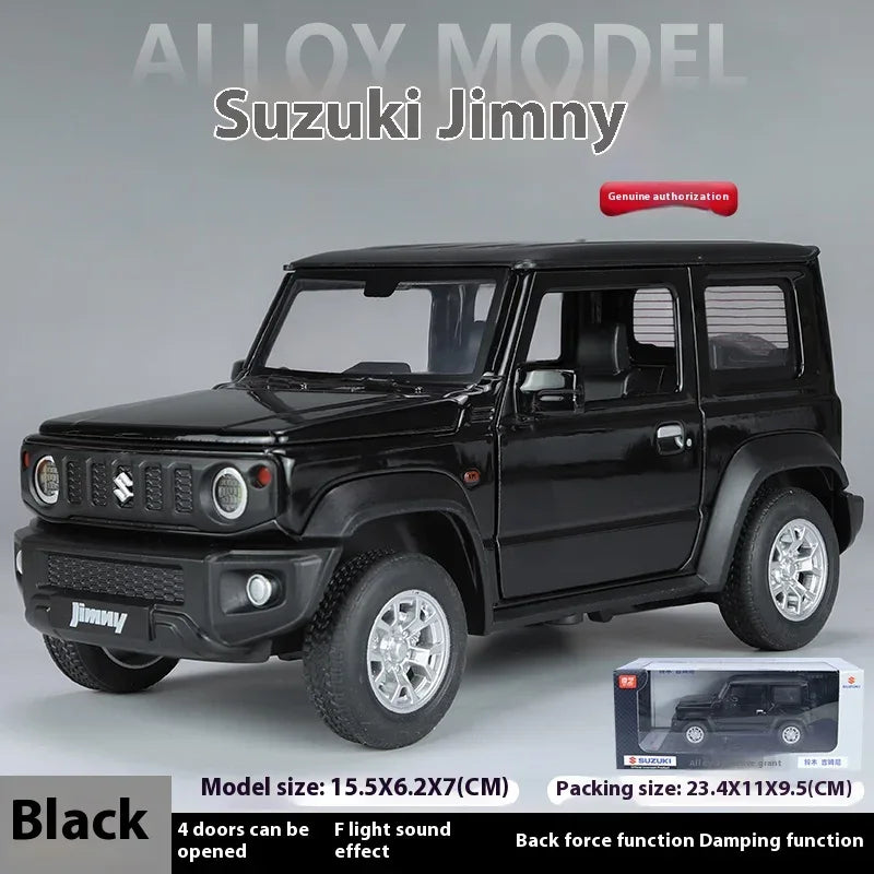1:24 Scale Diecast Suzuki Jimny Off Road SUV Metal With Sound And Light - ToylandEU