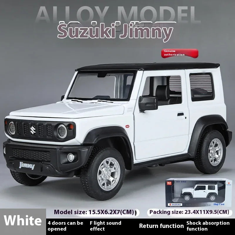 1:24 Scale Diecast Suzuki Jimny Off Road SUV Metal With Sound And Light - ToylandEU