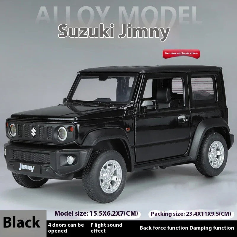 1:24 Scale Diecast Suzuki Jimny Off Road SUV Metal With Sound And Light - ToylandEU