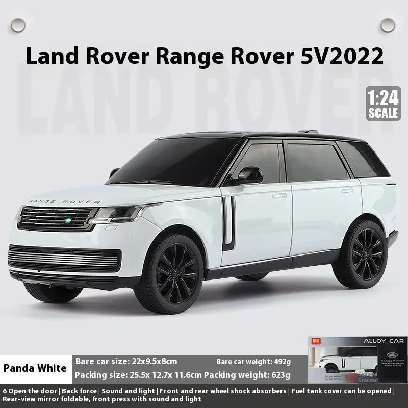 1 24 Scale Land Rover Range Rover SV2022 Diecast Metal Car With Sound And Light - ToylandEU