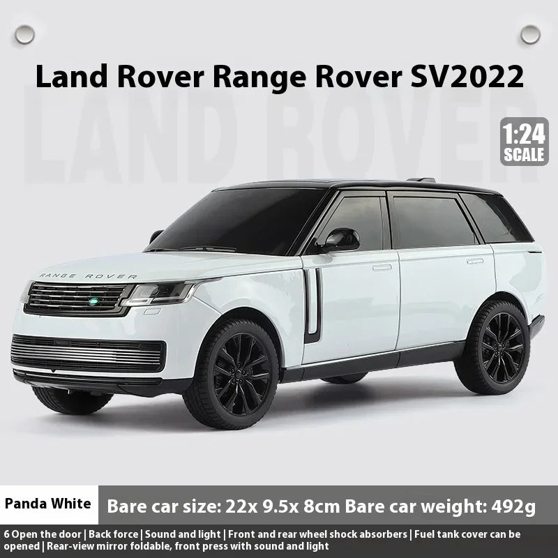 1 24 Scale Land Rover Range Rover SV2022 Diecast Metal Car With Sound And Light - ToylandEU